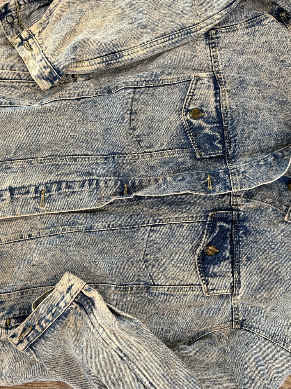 Venezia Womens Light Blue Acid Wash Jeans - Relaxed Fit